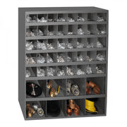 Durham 12" Deep, 48 Opening Bin, Gray