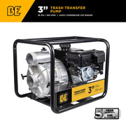 3" Semi-Trash Transfer Pump with Powerease 225 Engine BE Power Equipment