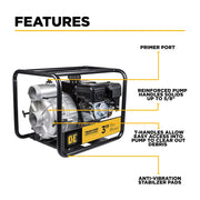 3" Semi-Trash Transfer Pump with Powerease 225 Engine BE Power Equipment