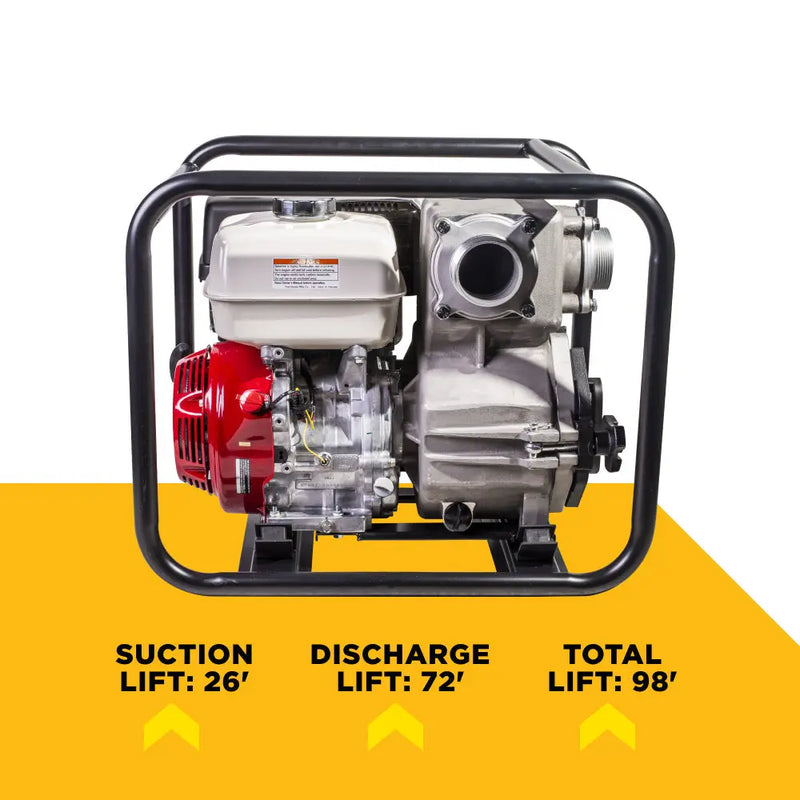 3"-Trash Transfer Pump with Honda GX390 Engine BE Power Equipment