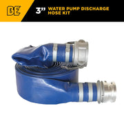 3" Water Pump Discharge Hose Kit BE Power Equipment