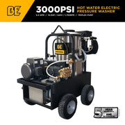 3,000 PSI 5.0 GPM Hot Water Electric Pressure Washer with General Triplex Pump -  15-530 BE Power Equipment