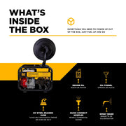 3,100 PSI 3.1 GPM Cold Water Gas Pressure Washer - B3165HRAS BE Power Equipment