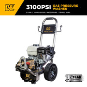 3,100 PSI 3.1 GPM Cold Water Gas Pressure Washer - B3165HSGS BE Power Equipment