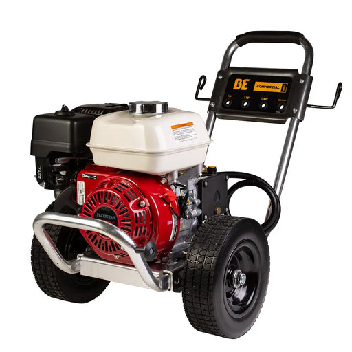 3,100 PSI 3.1GPM Cold Water Gas Pressure Washer Honda GX200 and CP Triplex Pump on Aluminum Frame - B3165HAAS BE Power Equipment