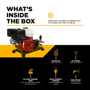 3,200 PSI 5.2 GPM Truck Mount Cold Water Gas Pressure Washer - B3213HTBAS BE Power Equipment