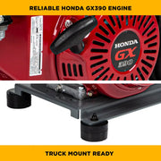 3,200 PSI 5.2 GPM Truck Mount Cold Water Gas Pressure Washer - B3213HTBAS BE Power Equipment