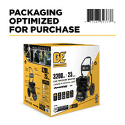 3,200PSI 2.5GPM Cold Water Gas Pressure Washer Powerease 212cc Engine and CP Axial Pump - BE327PX BE Power Equipment