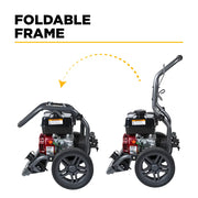 3,400PSI 2.5GPM Cold Water Gas Pressure Washer Powerease 223cc Engine and CP Axial Pump - BE3475PX BE Power Equipment