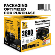 3,800 Watt Generator - BE3800 BE Power Equipment
