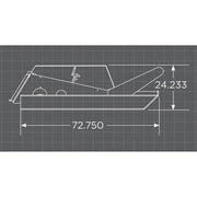 Loflin Fabrication Open-Front Skid Steer Brush Cutter Loflin Fabrication