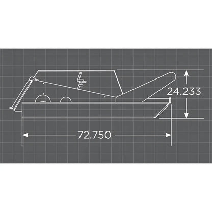 Loflin Fabrication Open-Front Skid Steer Brush Cutter