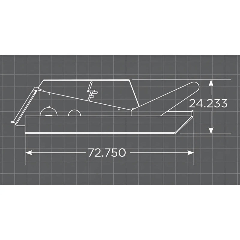 Loflin Fabrication Open-Front Skid Steer Brush Cutter Loflin Fabrication