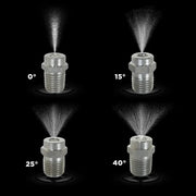 40° 1/4" MEG Spray Pressure Washer Nozzle - 2.0 Orifice BE Power Equipment