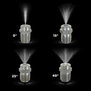 40° 1/4" MEG Spray Pressure Washer Nozzle - 3.5 Orifice BE Power Equipment