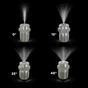 40° 1/4" MEG Spray Pressure Washer Nozzle - 8.5 Orifice BE Power Equipment