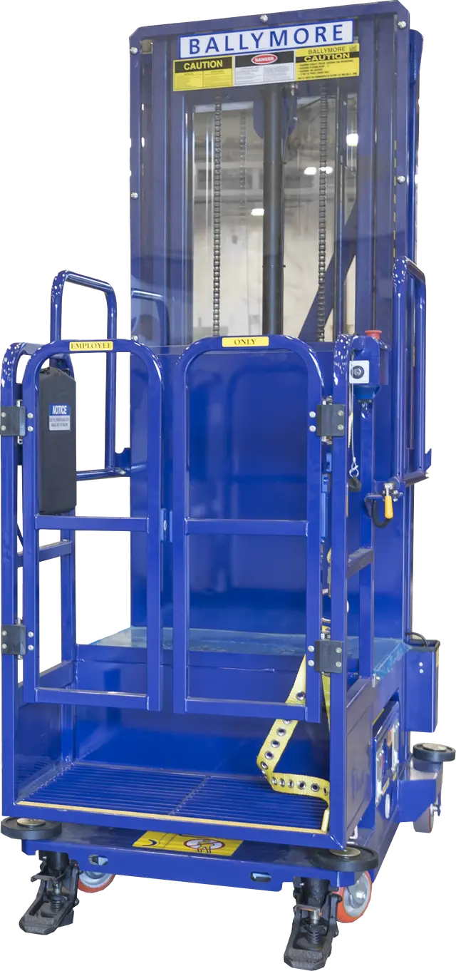 Ballymore DVML-18 - Battery-Powered Drivable Vertical Mast Lift with 24"x25" Platform and 24' Working Height