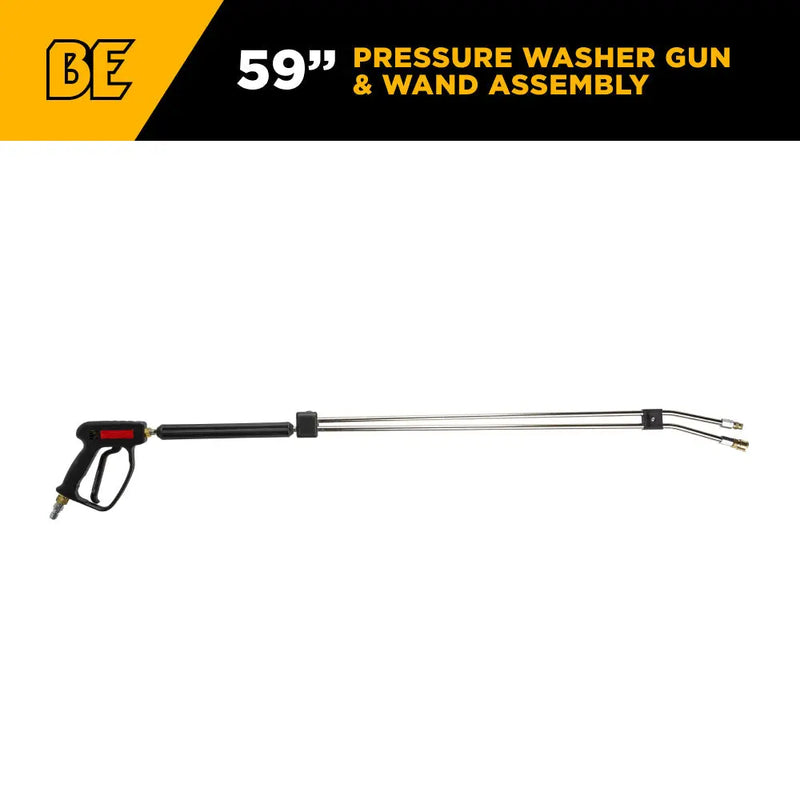 47" Dual Lance with Hot Water Gun BE Power Equipment