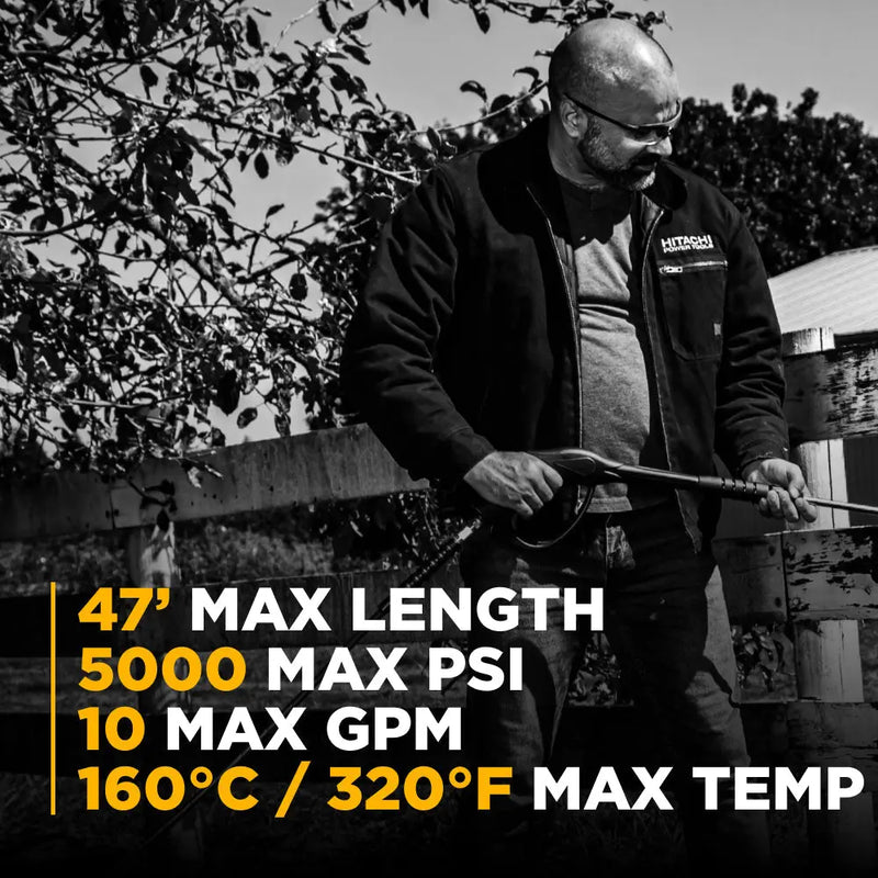 47" Dual Lance with Hot Water Gun BE Power Equipment