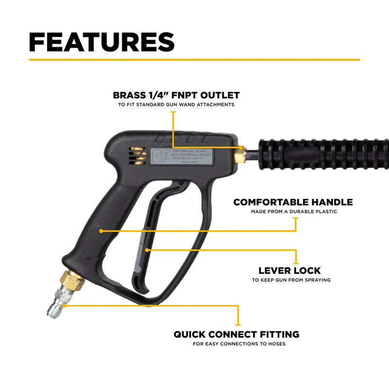 47" Pressure Washer Gun & Wand Assembly BE Power Equipment