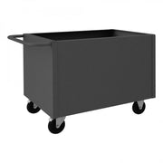 Durham 4 Sided Solid Box Truck With 5" x 1-1/4" Polyolefin Casters