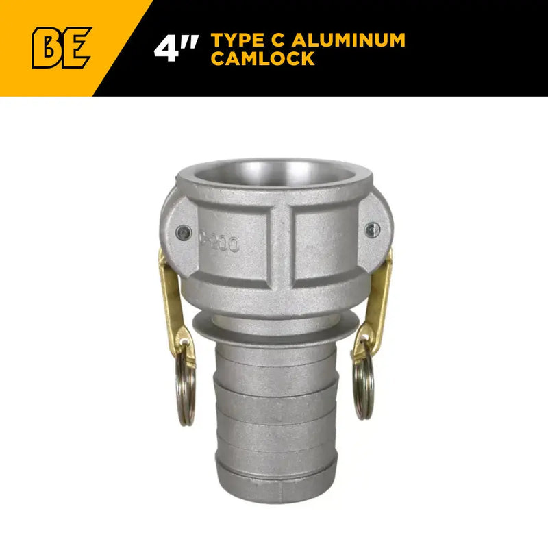 4" Type C Aluminum Camlock BE Power Equipment