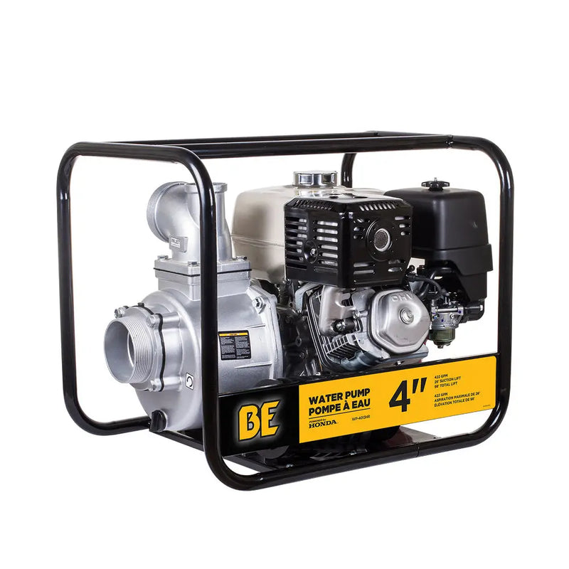 4" Water Transfer Pump with Honda GX390 Engine BE Power Equipment