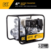 4" Water Transfer Pump with Honda GX390 Engine BE Power Equipment