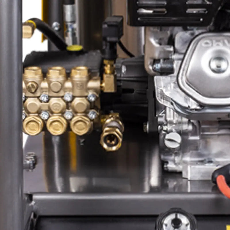 4,000 PSI - 4.2 GPM Hot Water Pressure Washer with Honda GX390 Engine and General Triplex Pump - HW4013HG BE Power Equipment