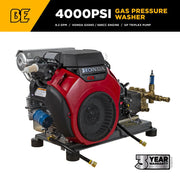 4,000 PSI 8.2 GPM Cold Water Gas Pressure Washer - B4024HETBGS BE Power Equipment