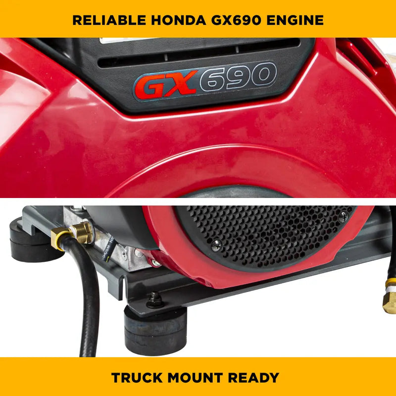 4,000 PSI 8.2 GPM Cold Water Gas Pressure Washer - B4024HETBGS BE Power Equipment