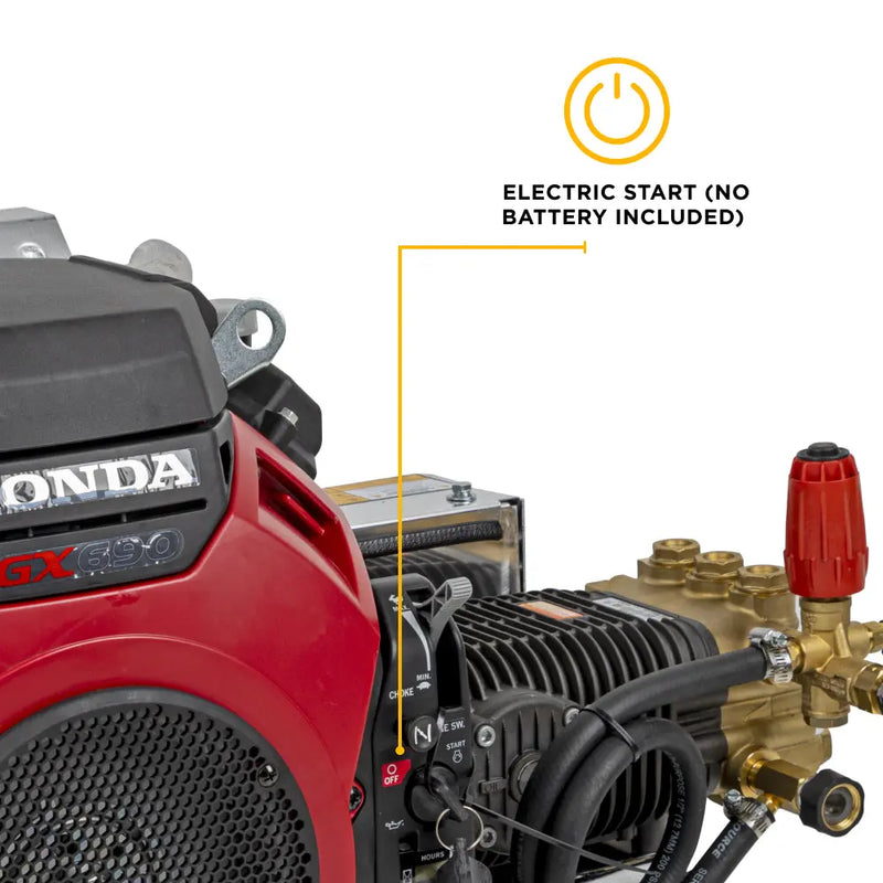 4,000 PSI 8.2 GPM Cold Water Gas Pressure Washer - B4024HETBGS BE Power Equipment