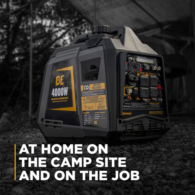 4,000 Watt Digital Inverter Generator - BE4000I BE Power Equipment