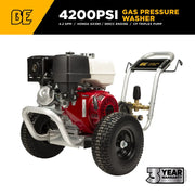 4,200 PSI 4.2 GPM Cold Water Gas Pressure Washer - B4213HABAS BE Power Equipment