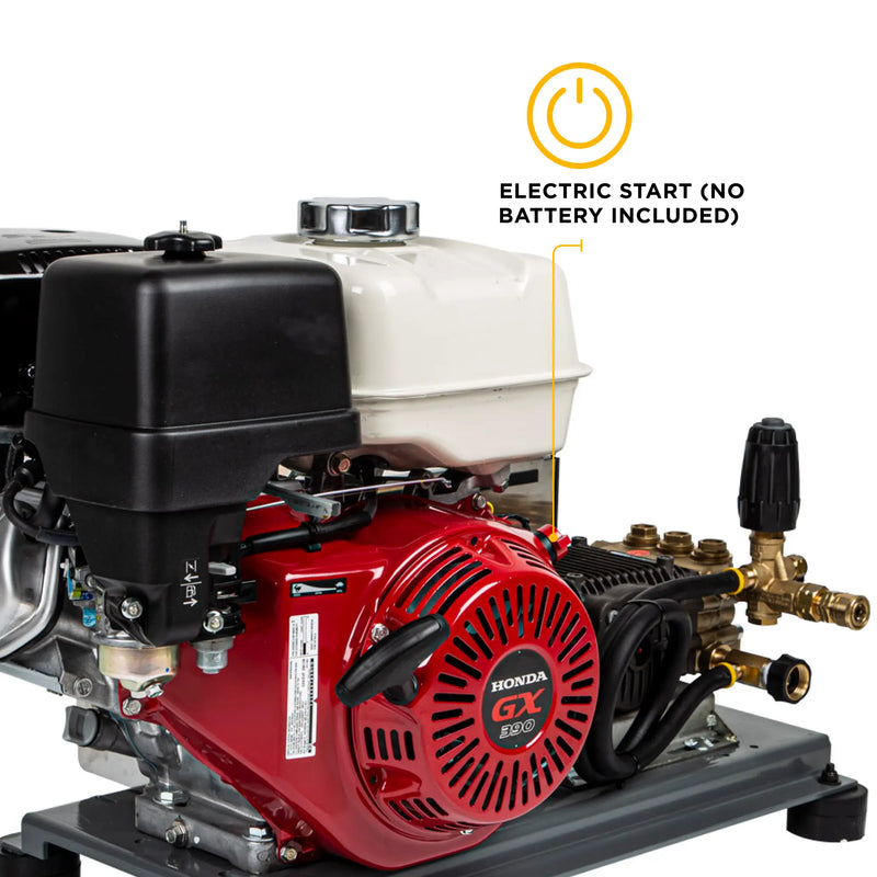4,200 PSI 4.2 GPM Cold Water Gas Pressure Washer - B4213HETBGS BE Power Equipment