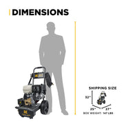 4,200 PSI 4.2 GPM Cold Water Gas Pressure Washer with Honda GX390 Engine and CP Triplex Pump - B4213HA BE Power Equipment