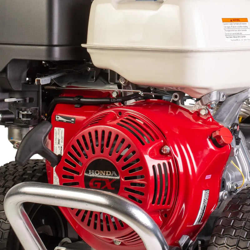 4,200 PSI 4.2 GPM Cold Water Gas Pressure Washer with Honda GX390 Engine and CP Triplex Pump on Aluminum Frame - B4213HAAS BE Power Equipment