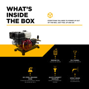 4,200 PSI 4.2 GPM Truck Mount Cold Water Gas Pressure Washer - B4213HTBGS BE Power Equipment