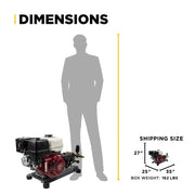4,200 PSI 4.2 GPM Truck Mount Cold Water Gas Pressure Washer - B4213HTBGS BE Power Equipment