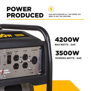 4,200 Watt Generator BE Power Equipment