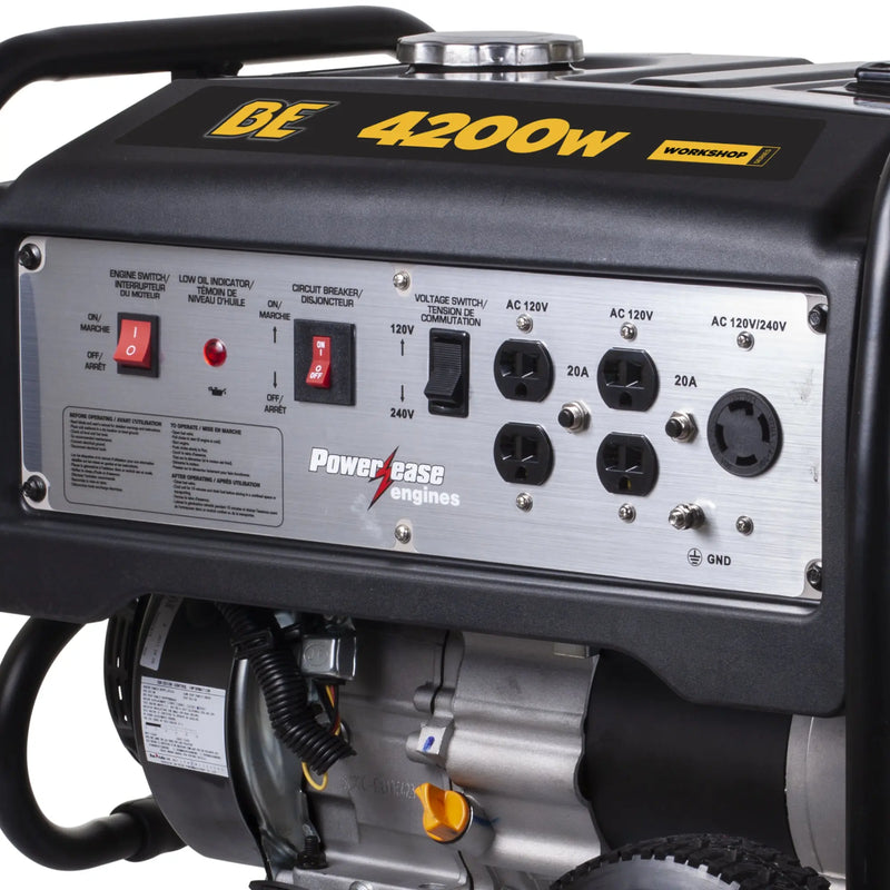 4,200 Watt Generator BE Power Equipment