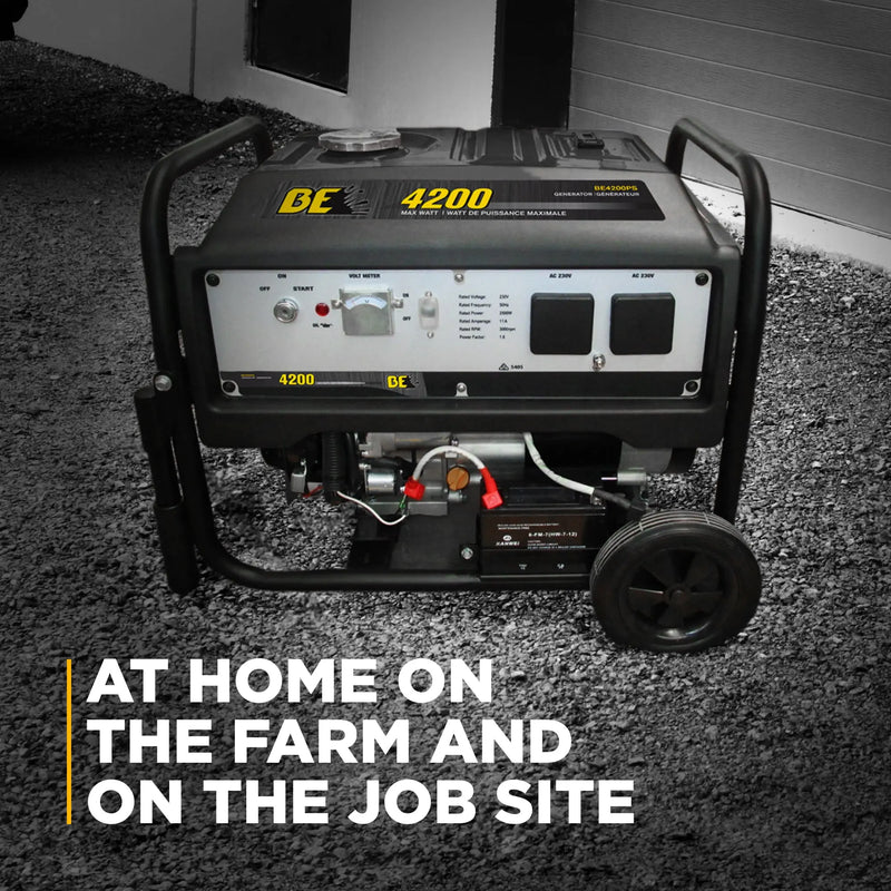 4,200 Watt Generator BE Power Equipment