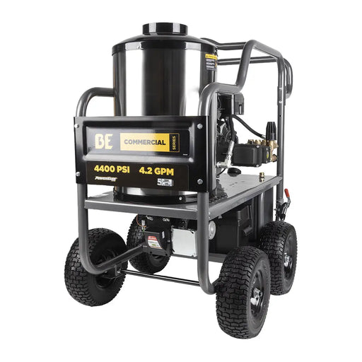 4,400 PSI - 4.2 GPM Hot Water Pressure Washer with Powerease 420 Engine and CP Triplex Pump - HW4415PA BE Power Equipment