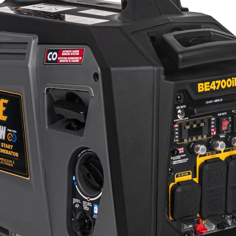 4,700 Watt Dual-Fuel Digital Inverter Generator - BE4700ID BE Power Equipment