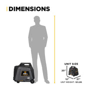 4,700 Watt Dual-Fuel Digital Inverter Generator - BE4700ID BE Power Equipment