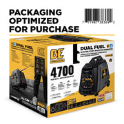 4,700 Watt Dual-Fuel Digital Inverter Generator - BE4700ID BE Power Equipment
