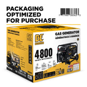 4,800 Watt Generator - BE4800 BE Power Equipment