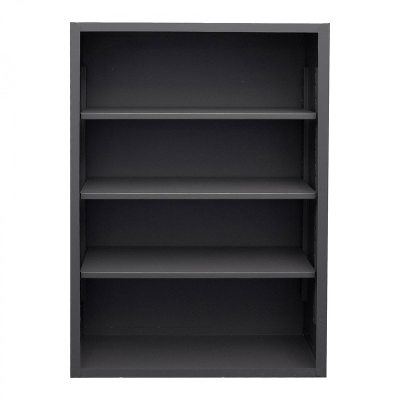 Durham Enclosed Shelving, 12 Gauge, 48 x 24 x 60, 3 Adjustable Shelves, Gray