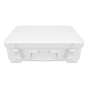 Durham Metal First Aid Kit Box, No Partition, 16 Units, Horizontal, White (Pack of 12)