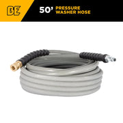 50’ 4500PSI 3/8" Non-Marking Rubber Pressure Washer Hose BE Power Equipment